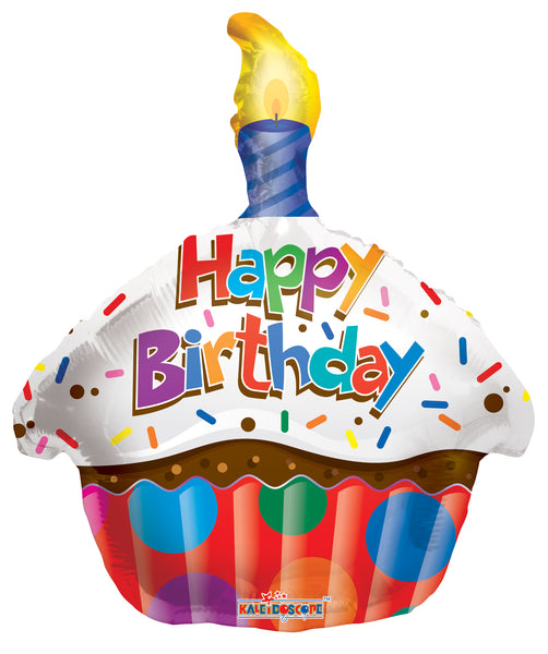 General Happy Birthday Mylar  Balloons - 18"