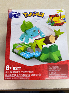 Mega POKEMON BULBASAUR'S FOREST FUN Building Set 82 pcs - BRAND NEW