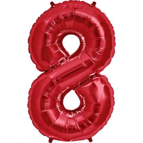 Jumbo Number Balloons (includes helium & strings)