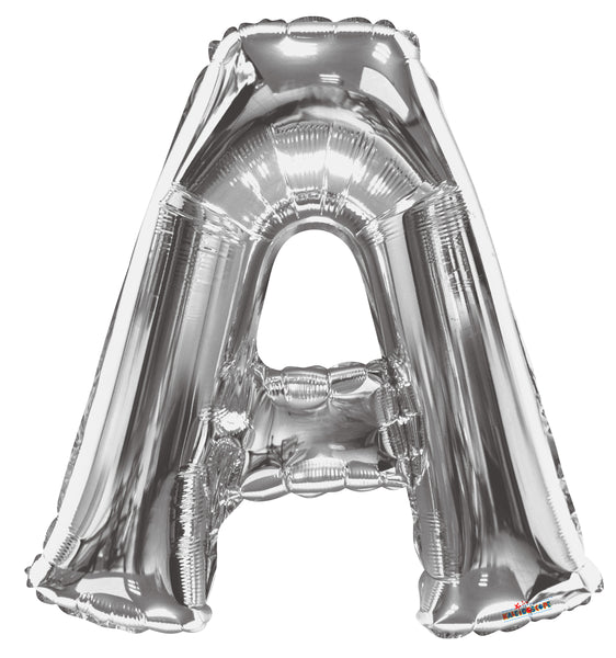 Jumbo Silver Balloon - LETTERS A thru Z available