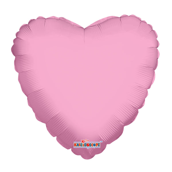 Solid Color Heart Shape Mylar Balloons -  Assorted 18" styles available