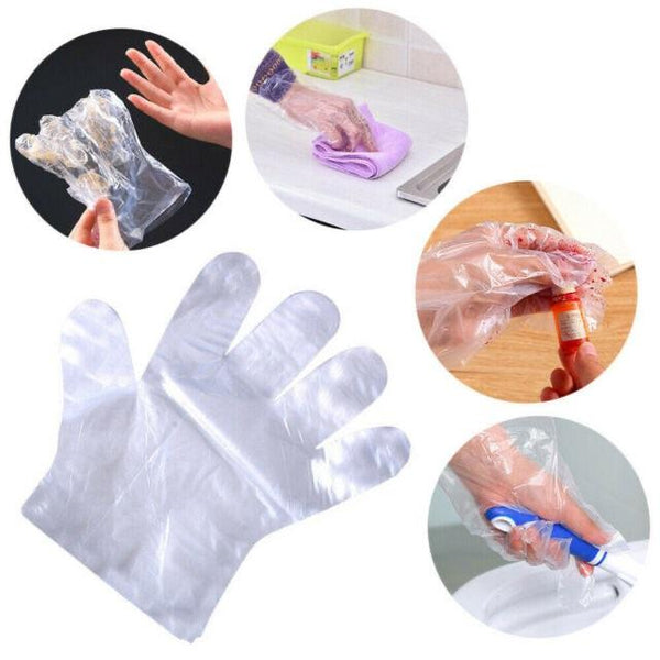 Sundown Heavy Duty Plastic Disposable Gloves - Latex Free - 1 PACK
